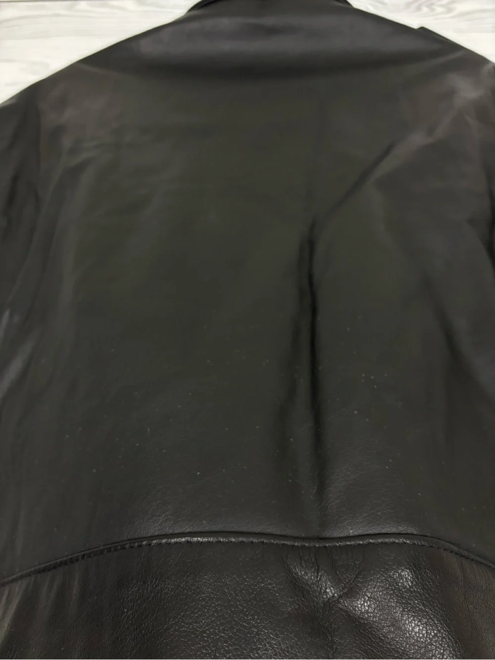 NWT VINTAGE SCHOTT LEATHER MOTORCYCLE JACKET DUR O JAC 48 BELTED USA 80s 90s